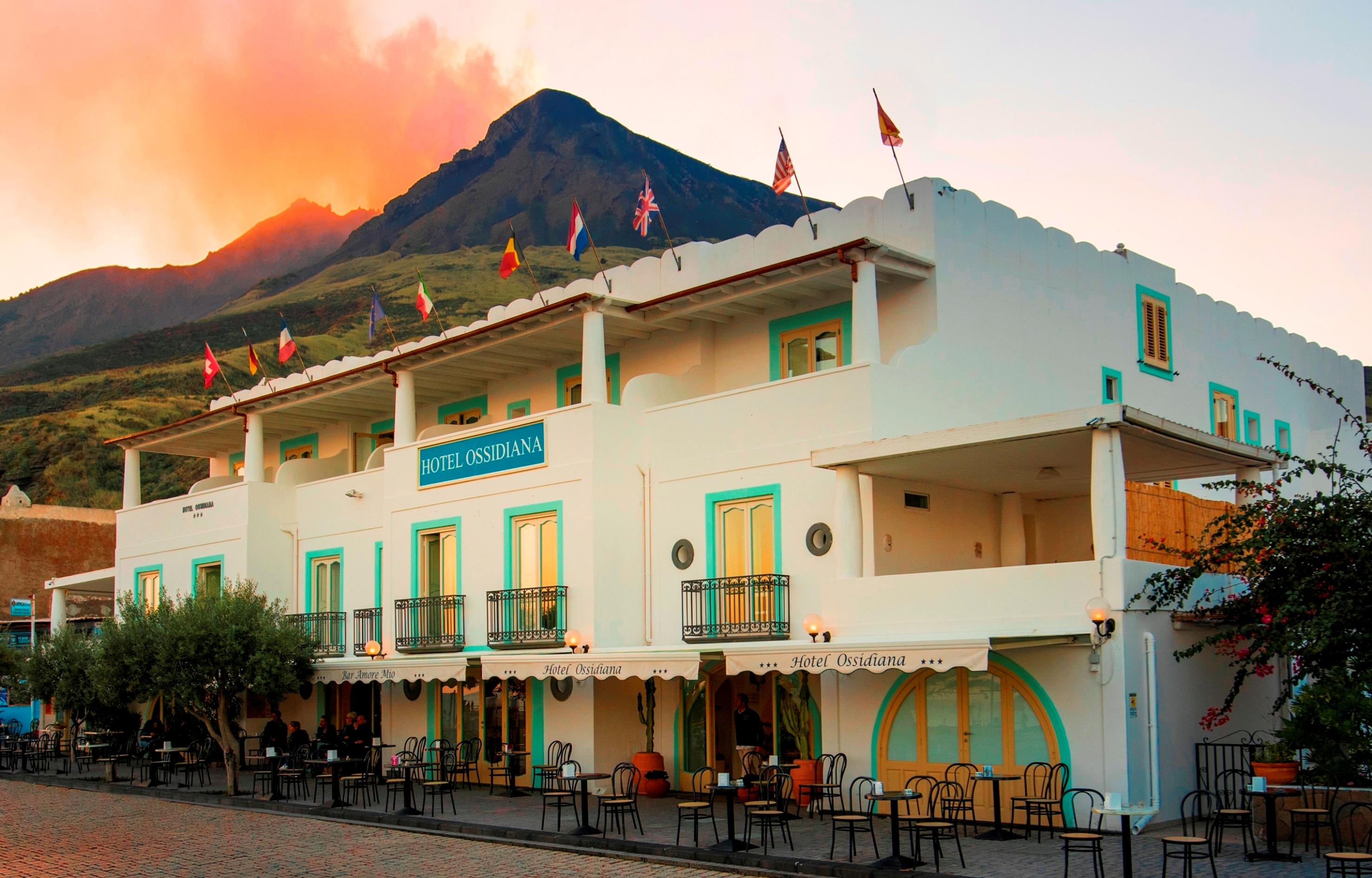 Hotel Ossidiana Stromboli Center Bagian luar foto