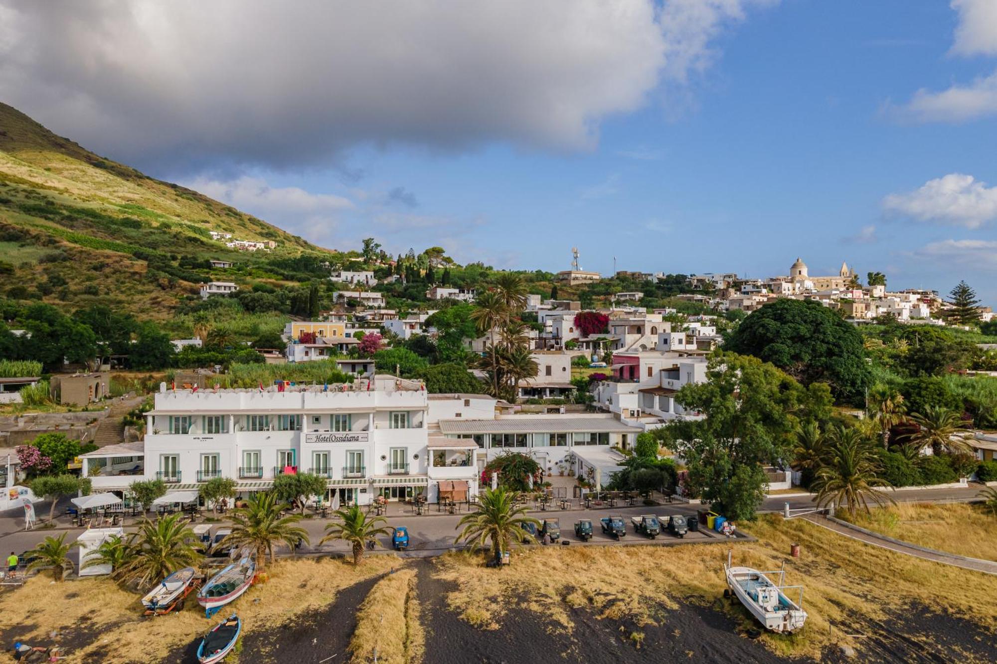 Hotel Ossidiana Stromboli Center Bagian luar foto