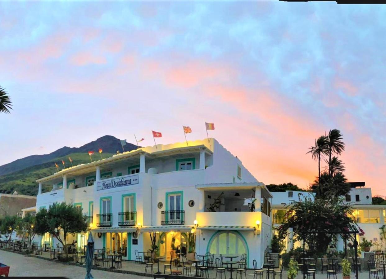 Hotel Ossidiana Stromboli Center Bagian luar foto