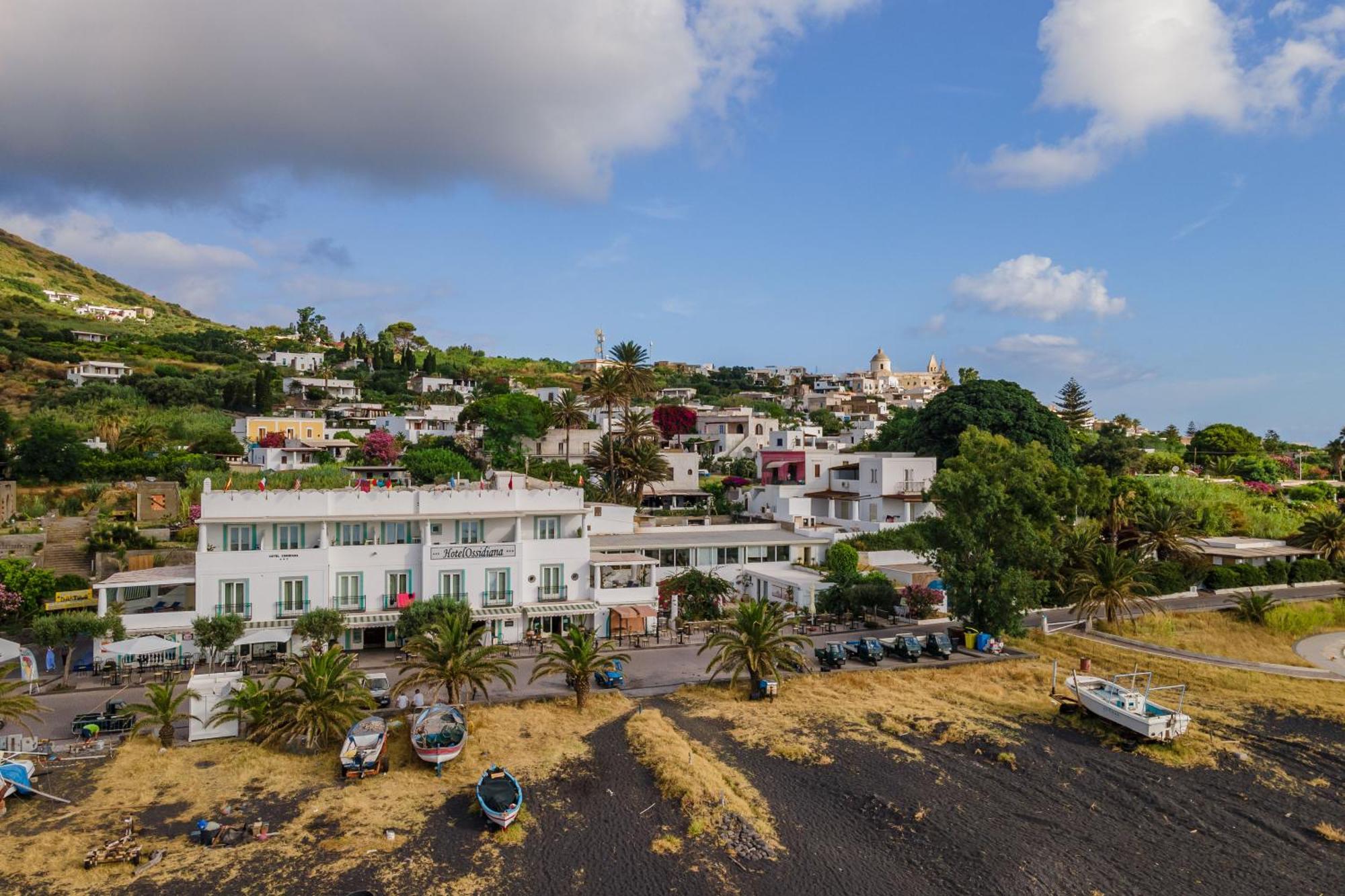 Hotel Ossidiana Stromboli Center Bagian luar foto