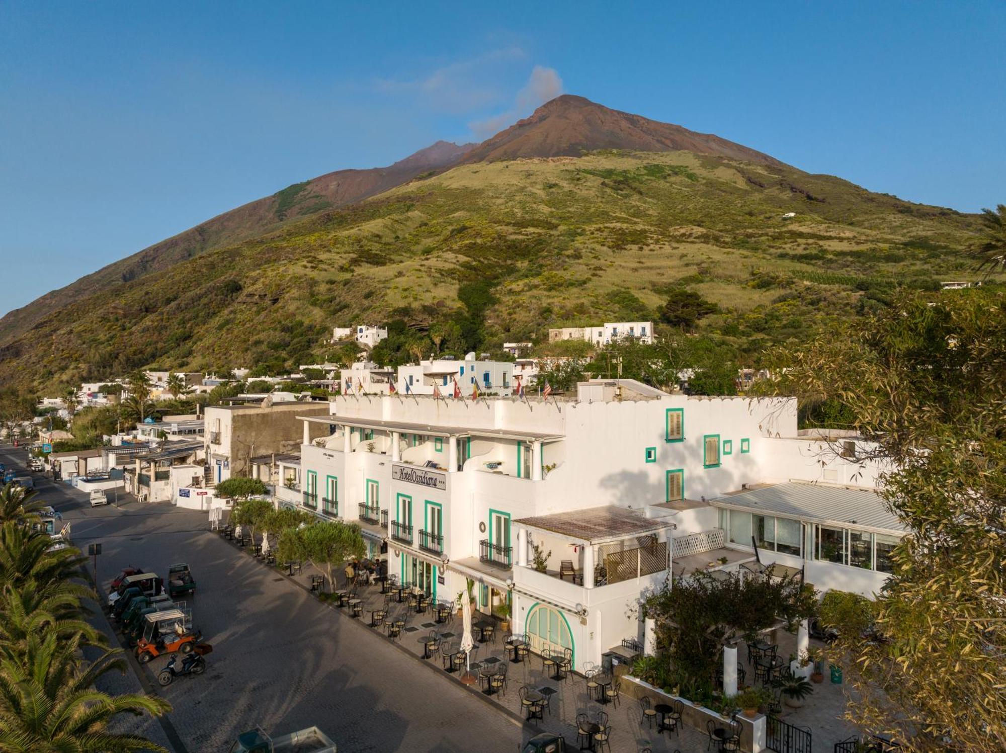 Hotel Ossidiana Stromboli Center Bagian luar foto