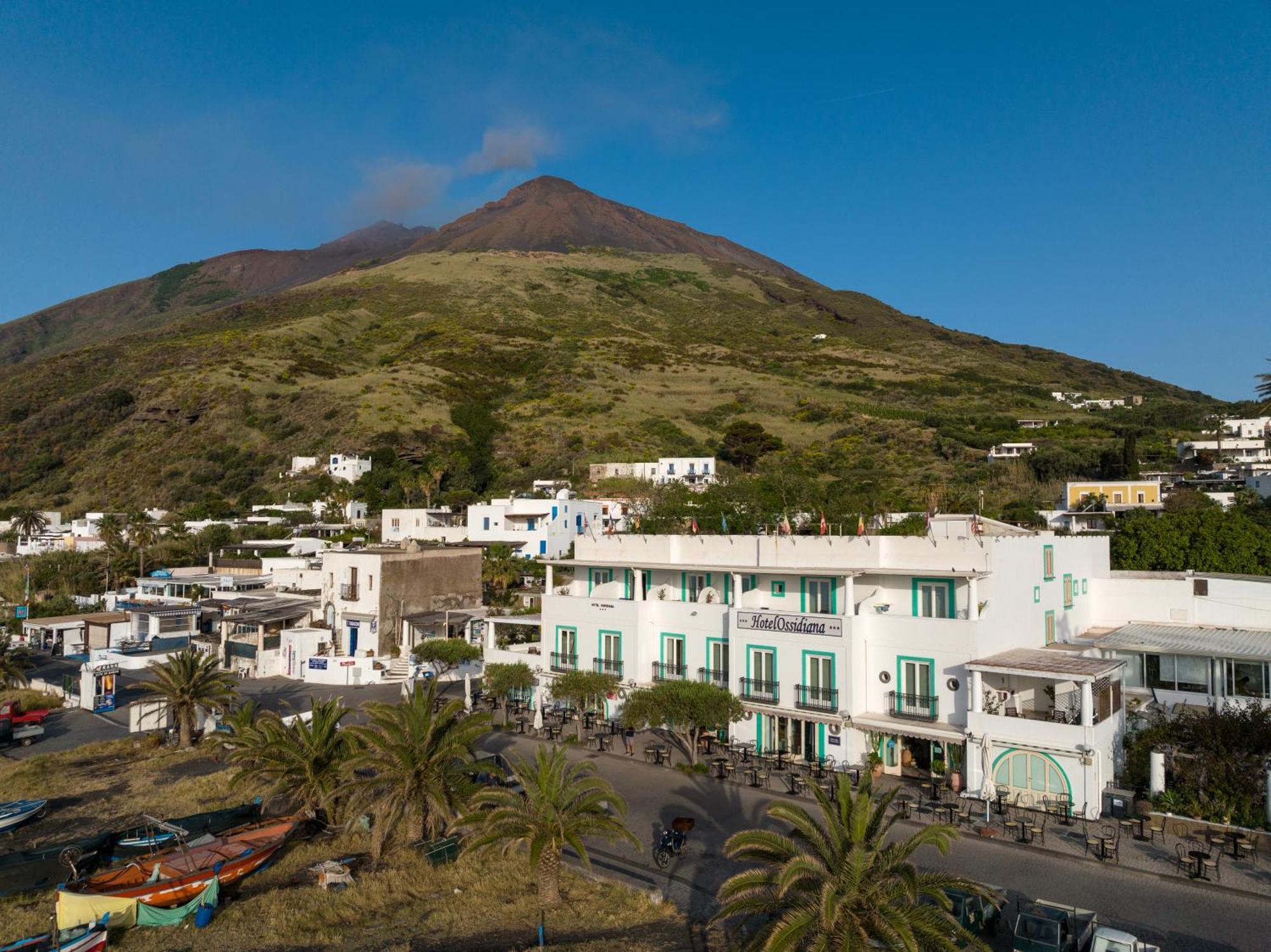 Hotel Ossidiana Stromboli Center Bagian luar foto