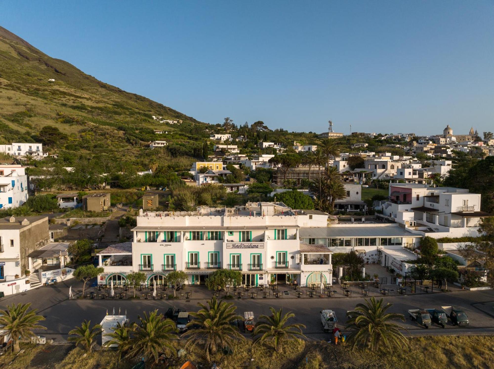 Hotel Ossidiana Stromboli Center Bagian luar foto