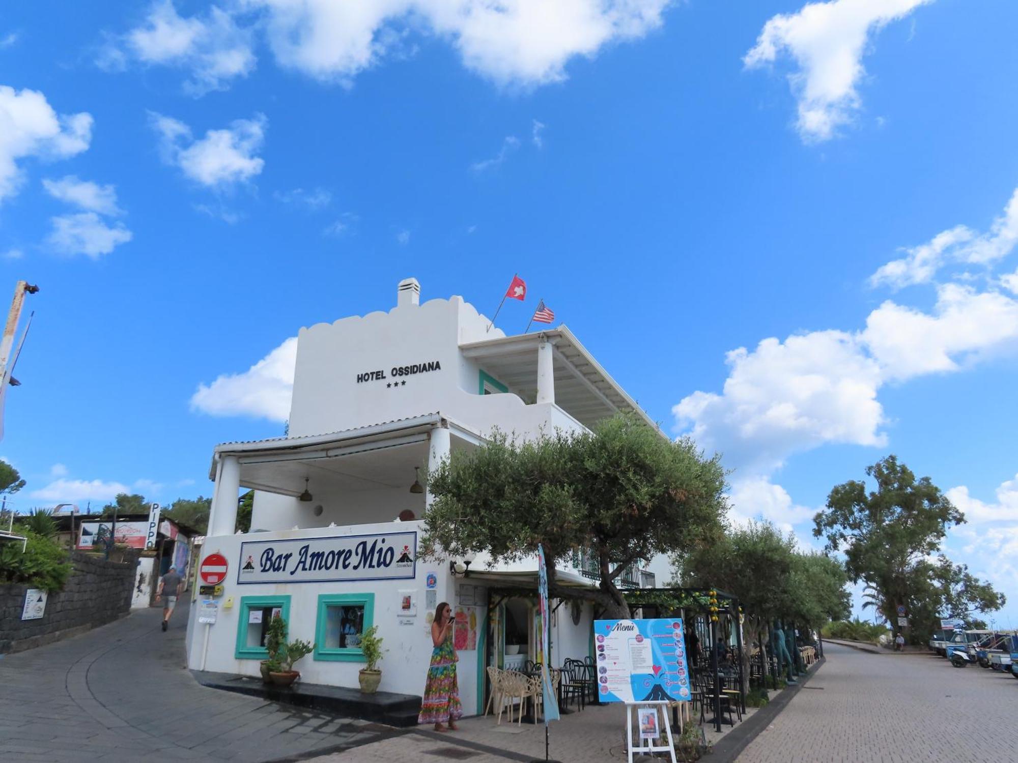 Hotel Ossidiana Stromboli Center Bagian luar foto